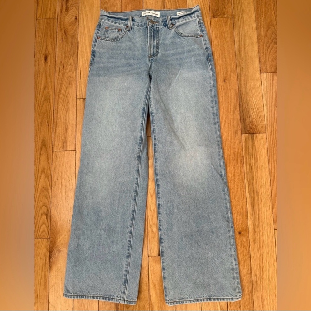 Aritzia Denim Forum The Farrah Lo-Rise Wide Jeans